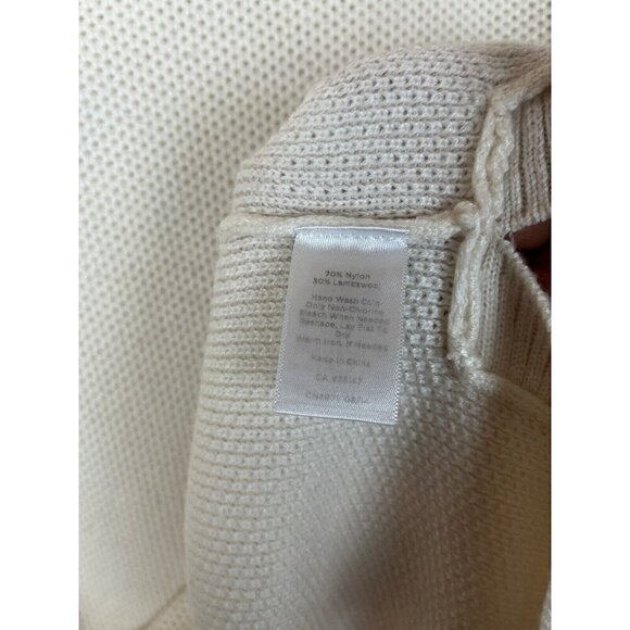 Talbots Sweater Women's L Lambs Wool Cowl Neck Old Money Quiet Luxury Lagenlook - Picture 4 of 15